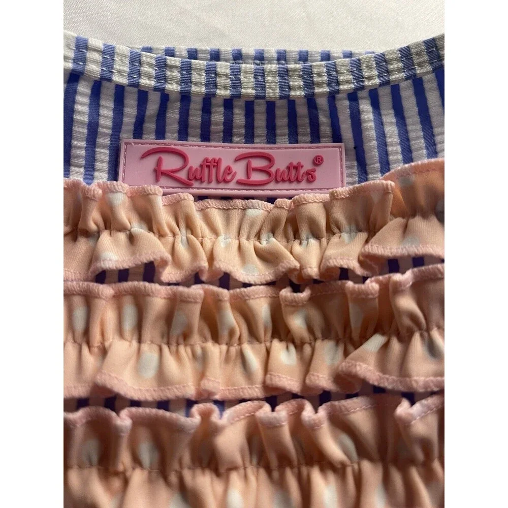 RuffleButts Swimsuit Bottoms Size 3-6 Month NWOT